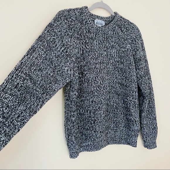 Vintage Nuovo long sleeve crew neck wool blend pullover sweater - Picture 6 of 8